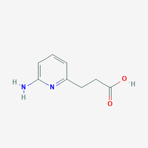 molecular formula C8H10N2O2 B128403 3-(6-Aminopyridin-2-yl)propanoic acid CAS No. 153140-16-0