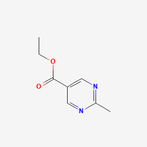 molecular formula C8H10N2O2 B1284035 Ethyl 2-methylpyrimidine-5-carboxylate CAS No. 2134-38-5