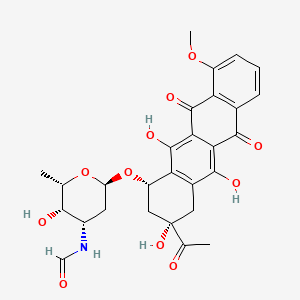 molecular formula C28H29NO11 B1284055 Baumycin C1 CAS No. 63084-42-4