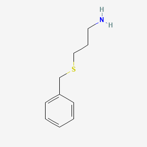 molecular formula C10H15NS B1284059 3-(Benzylthio)-1-propanamine CAS No. 23909-16-2