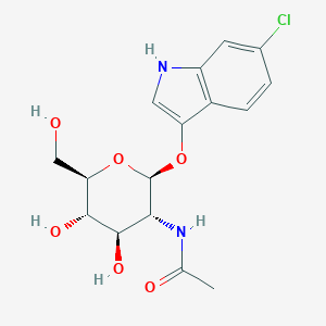 molecular formula C16H19ClN2O6 B128407 6-Chloro-3-indolyl N-acetyl-beta-D-glucosaminide CAS No. 156117-44-1