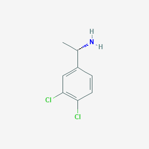 molecular formula C8H9Cl2N B128408 (S)-1-(3,4-Dichlorophenyl)ethanamine CAS No. 150025-93-7
