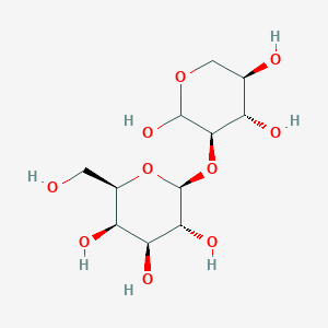 molecular formula C11H20O10 B12840832 2-O-b-D-Galactopyranosyl-D-xylose 