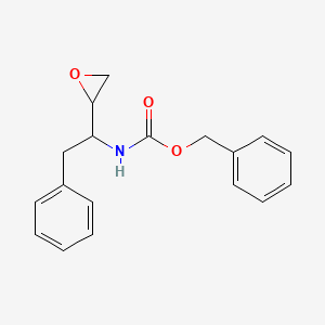molecular formula C18H19NO3 B1284084 2-Benzyloxycarbonylamino-1-phenyl-3,4-epoxy-butane 