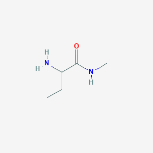 molecular formula C5H12N2O B1284085 2-amino-N-methylbutanamide CAS No. 767570-56-9