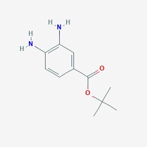 molecular formula C11H16N2O2 B1284089 Tert-butyl 3,4-diaminobenzoate CAS No. 62754-26-1