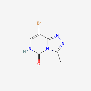 molecular formula C6H5BrN4O B12840900 8-Bromo-3-methyl-[1,2,4]triazolo[4,3-c]pyrimidin-5(6H)-one 