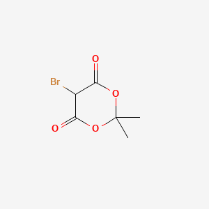 molecular formula C6H7BrO4 B1284091 5-Bromo-2,2-dimethyl-1,3-dioxane-4,6-dione CAS No. 66145-20-8