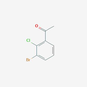 molecular formula C8H6BrClO B1284096 1-(3-Bromo-2-chlorophenyl)ethanone CAS No. 161957-62-6