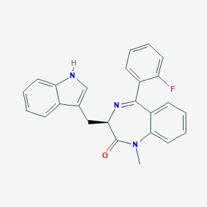 molecular formula C25H20FN3O B012841 L-364,373 CAS No. 103342-82-1