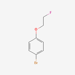 molecular formula C8H8BrFO B1284107 1-Bromo-4-(2-fluoroethoxy)benzene CAS No. 332-47-8