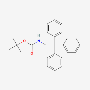 molecular formula C25H27NO2 B12841123 tert-Butyl (2,2,2-triphenylethyl)carbamate 