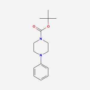 molecular formula C15H22N2O2 B1284124 Tert-butyl 4-phenylpiperazine-1-carboxylate CAS No. 77278-63-8