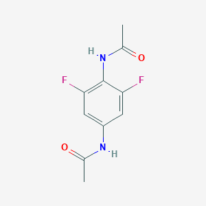 molecular formula C10H10F2N2O2 B12841251 N-(4-Acetamido-2,6-difluoro-phenyl)acetamide CAS No. 3743-91-7