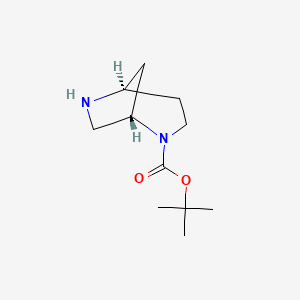 molecular formula C11H20N2O2 B12841293 tert-Butyl (1S,5R)-2,6-diazabicyclo[3.2.1]octane-2-carboxylate 