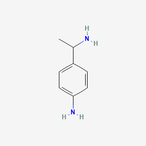 molecular formula C8H12N2 B1284130 4-(1-Aminoethyl)aniline CAS No. 90434-58-5