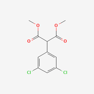 molecular formula C11H10Cl2O4 B12841301 Dimethyl 2-(3,5-dichlorophenyl)malonate 