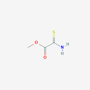 molecular formula C3H5NO2S B1284134 Methyl carbamothioylformate CAS No. 86563-22-6
