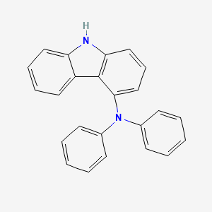 molecular formula C24H18N2 B12841374 N,N-diphenyl-9H-carbazol-4-amine 