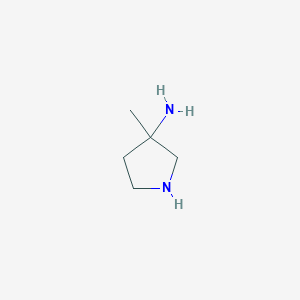 molecular formula C5H12N2 B1284143 3-Methylpyrrolidin-3-amine CAS No. 105675-13-6