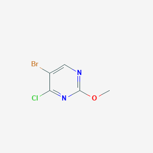 molecular formula C5H4BrClN2O B1284159 5-溴-4-氯-2-甲氧基嘧啶 CAS No. 57054-93-0