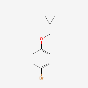 molecular formula C10H11BrO B1284164 1-Bromo-4-(cyclopropylmethoxy)benzene CAS No. 412004-56-9