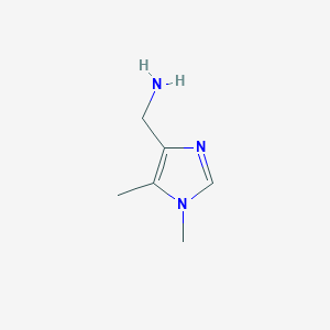molecular formula C6H11N3 B12841734 (1,5-Dimethyl-1H-imidazol-4-yl)methanamine 