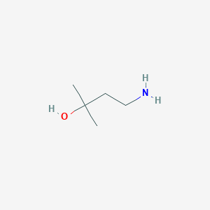 molecular formula C5H13NO B1284179 4-Amino-2-methylbutan-2-ol CAS No. 26734-08-7