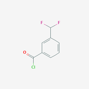 molecular formula C8H5ClF2O B12841999 3-(Difluoromethyl)benzoyl chloride 
