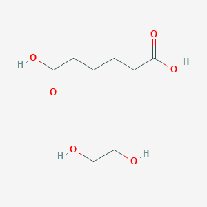 molecular formula C8H16O6 B012842 Hexanedioic acid, ester with 1,2-ethanediol CAS No. 24938-37-2