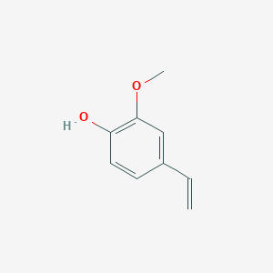 molecular formula C9H10O2 B128420 2-Methoxy-4-vinylphenol CAS No. 7786-61-0