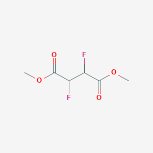 molecular formula C6H8F2O4 B12842050 Dimethyl 2,3-difluorosuccinate 