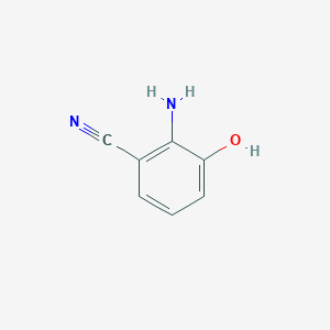 molecular formula C7H6N2O B1284206 2-Amino-3-hydroxybenzonitrile CAS No. 211172-52-0