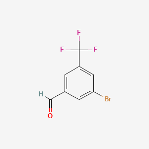 molecular formula C8H4BrF3O B1284209 3-Bromo-5-(trifluoromethyl)benzaldehyde CAS No. 477535-41-4