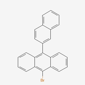 molecular formula C24H15B B1284211 9-Bromo-10-(2-naphthyl)anthracene CAS No. 474688-73-8