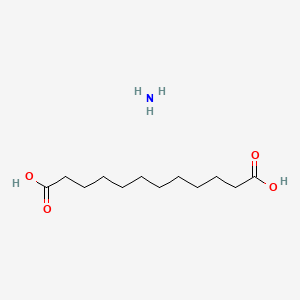 molecular formula C12H25NO4 B1284214 1,10-Decanedicarboxylic acid xammonium salt CAS No. 59864-79-8
