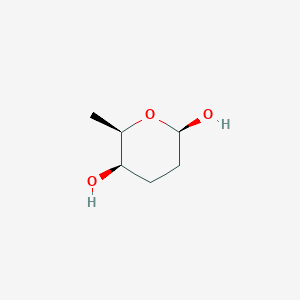 molecular formula C6H12O3 B12842262 rel-(2R,5R,6R)-6-Methyltetrahydro-2H-pyran-2,5-diol 