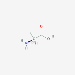 molecular formula C3H7NO2 B1284229 L-丙氨酸-2-13C CAS No. 62656-85-3