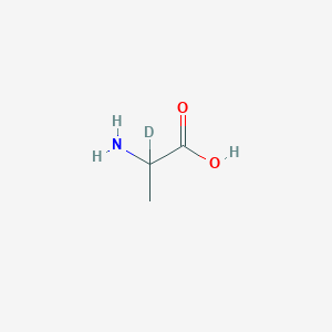 molecular formula C3H7NO2 B1284233 DL-Alanine-2-D1 CAS No. 31024-91-6