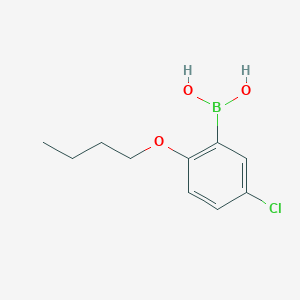molecular formula C10H14BClO3 B1284243 (2-Butoxy-5-chlorophenyl)boronic acid CAS No. 352534-88-4