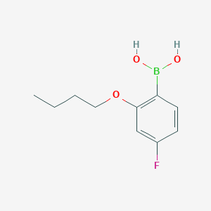 molecular formula C10H14BFO3 B1284246 2-Butoxy-4-fluorophenylboronic acid CAS No. 480438-61-7