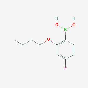molecular formula C10H14BFO3 B1284246 (2-Butoxy-4-fluorophenyl)boronic acid CAS No. 480438-61-7