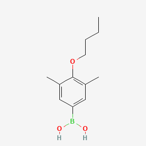 molecular formula C12H19BO3 B1284249 (4-Butoxy-3,5-dimethylphenyl)boronic acid CAS No. 845551-41-9