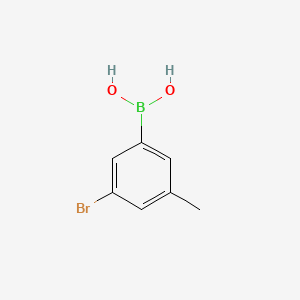 molecular formula C7H8BBrO2 B1284256 3-Bromo-5-methylphenylboronic acid CAS No. 849062-36-8