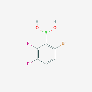 molecular formula C6H4BBrF2O2 B1284265 6-溴-2,3-二氟苯硼酸 CAS No. 870718-10-8