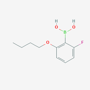 molecular formula C10H14BFO3 B1284266 2-Butoxy-6-fluorophenylboronic acid CAS No. 870777-19-8