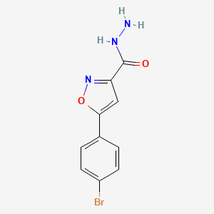 5-(4-Bromophenyl)isoxazole-3-carboxylic acid hydrazide