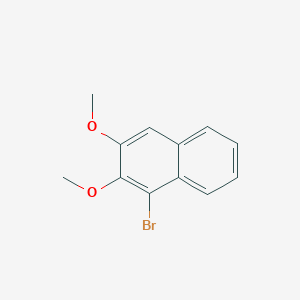 molecular formula C12H11BrO2 B1284277 1-Bromo-2,3-dimethoxynaphthalene CAS No. 222555-02-4