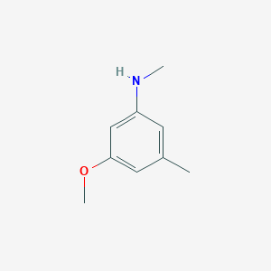 molecular formula C9H13NO B12842797 3-methoxy-N,5-dimethylaniline 