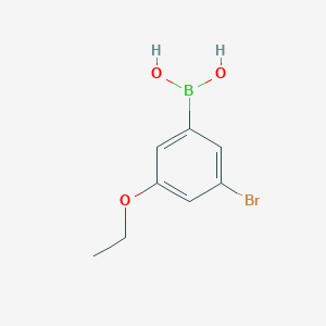molecular formula C8H10BBrO3 B1284280 (3-Bromo-5-ethoxyphenyl)boronic acid CAS No. 849062-02-8